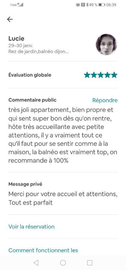 דיז'ון Romantisme Et Glamour 2 Avec Spa , Clim Et Jardin מראה חיצוני תמונה