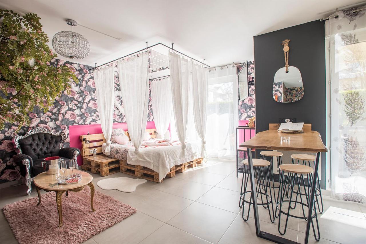 דיז'ון Romantisme Et Glamour 2 Avec Spa , Clim Et Jardin מראה חיצוני תמונה