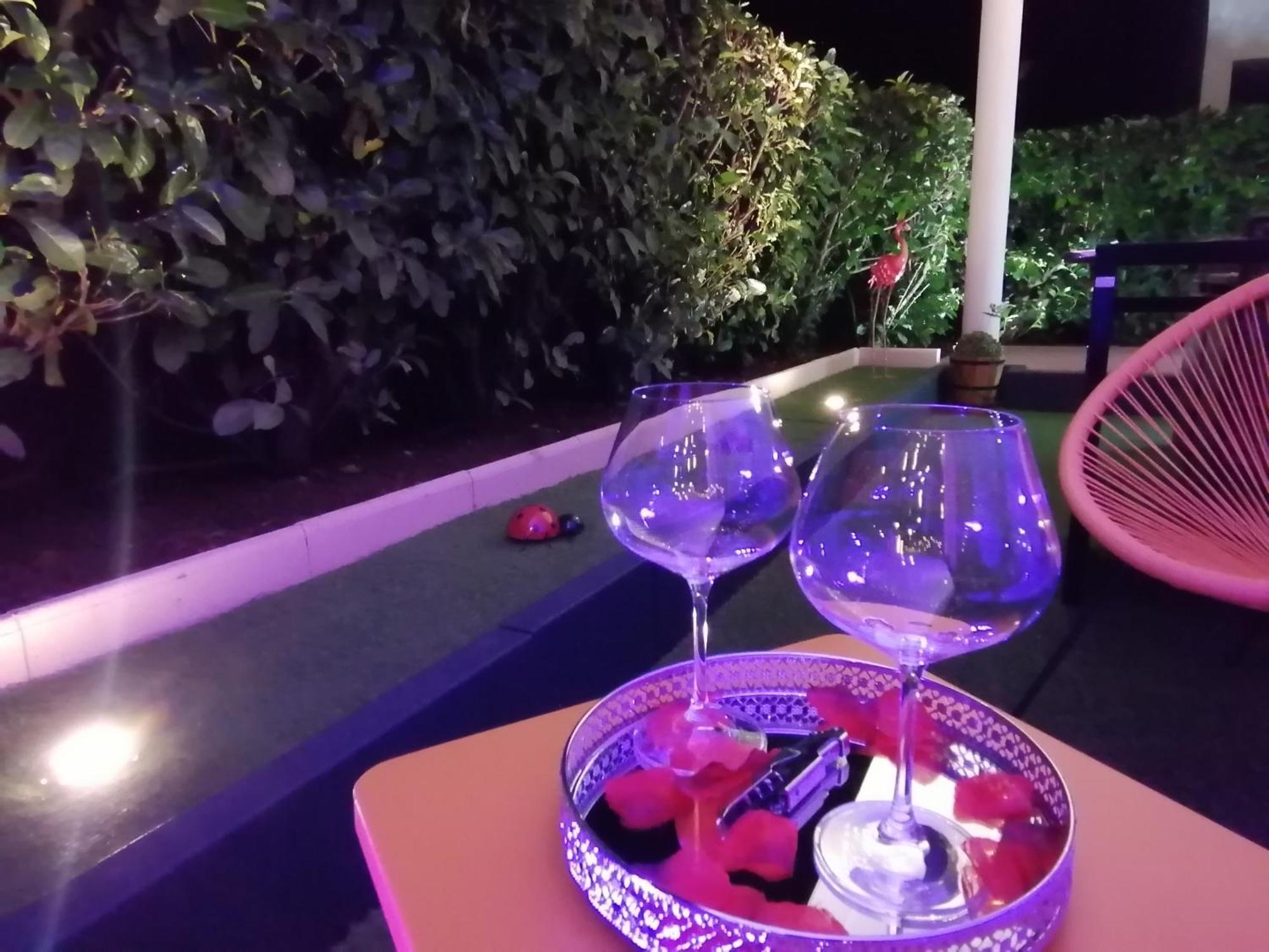 דיז'ון Romantisme Et Glamour 2 Avec Spa , Clim Et Jardin חדר תמונה